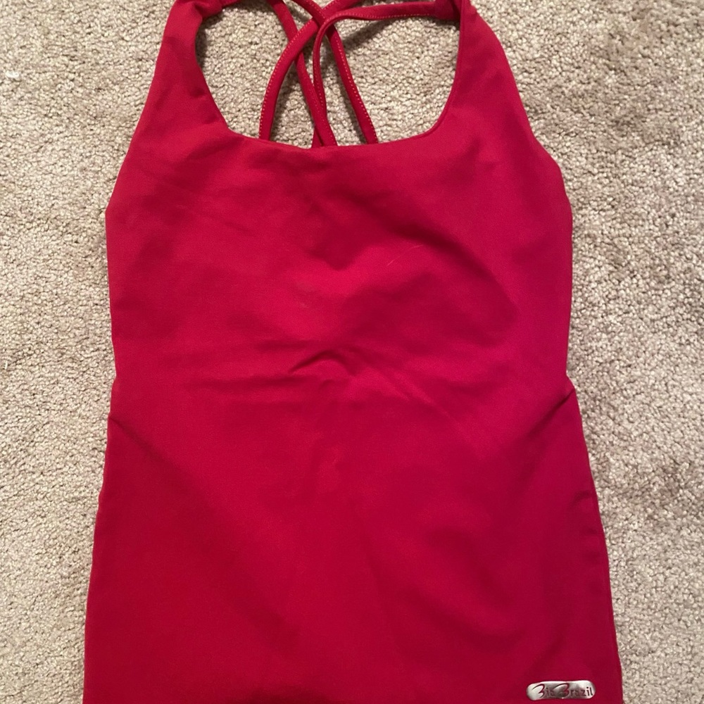 BIA BRAZIL a workout top, Red, ONE SIZE